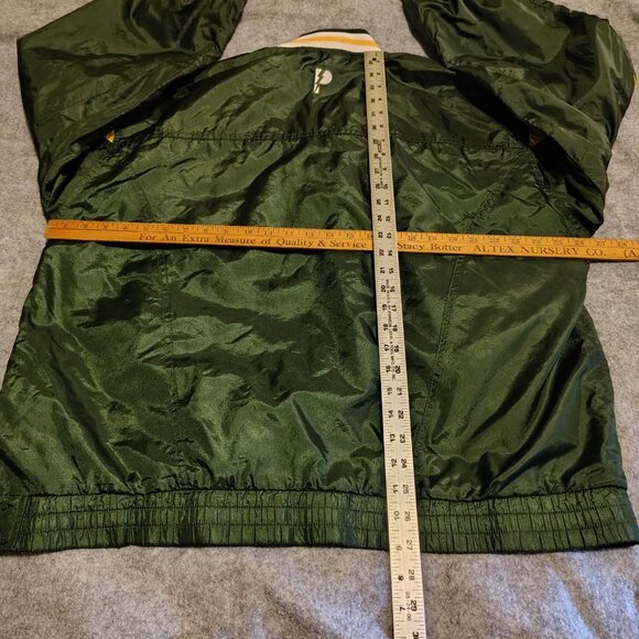 VINTAGE Green Bay Packers Pro Player Jacket Large Pullover Windbreaker Spellout - Picture 14 of 16